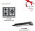 Cocco chimney cooker hood stainless steel paired with VC 630SB 60cm hob — Arimokko Singapore bundle