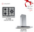 Cocco slimline cooker hood for VC 630SB 60cm hob package — Arimokko Singapore studio condo kitchen