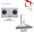 Cocco slimline cooker hood for VC 820S 2-burner hob package — Arimokko Singapore studio apartment kitchen