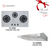 Cocco VC 930S hob burner detail with cast iron pan support — Arimokko Singapore cooker package