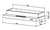 Valenti VH 1026MS hood installation dimensions diagram — Arimokko Singapore semi integrated kitchen extraction