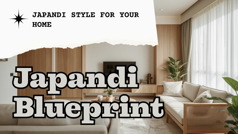 Japandi in 90 sqm — a 4-room BTO Japandi blueprint