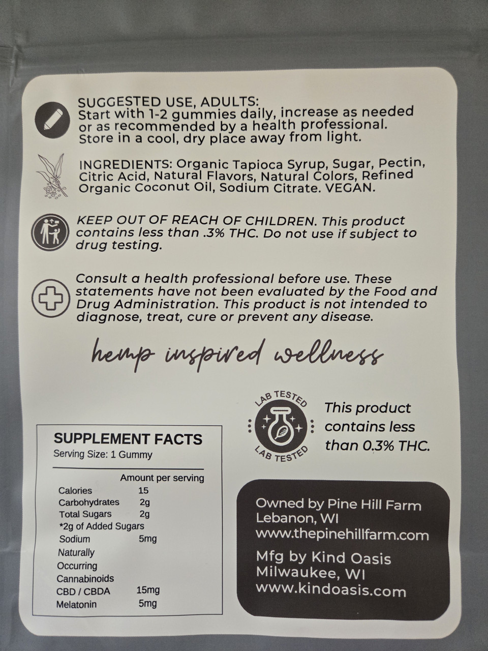 Sweet Dreams Supplement - Pine Hill Farm