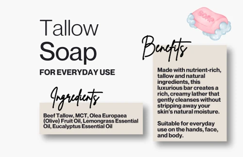 Tallow Soap Bar