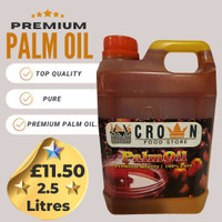 Authentic Red Palm Oil for Traditional African Cooking

Our Red Palm Oil 2.5L is a staple ingredient in African kitchens and an essential cooking oil for preparing authentic Nigerian and West African dishes. Known for its rich red colour, distinctive flavour, and versatility, red palm oil is widely used in traditional recipes where authentic taste and texture are important.

Whether you are cooking for your family or preparing meals for special occasions, this high-quality red palm oil helps bring traditional African flavours to your kitchen.