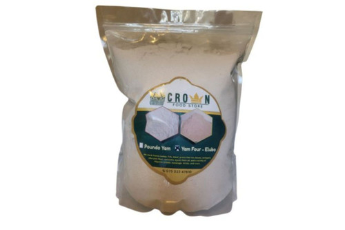 Yam flour is used to prepare amala, a popular West African dish eaten with soups such as ewedu and gbegiri.

Order authentic yam flour in the UK from Crown Food Store.