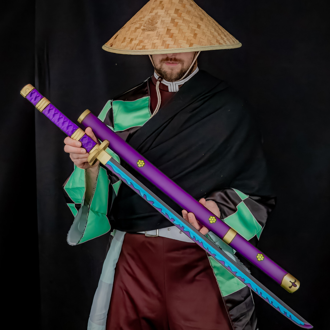Zoro Roronoa Polyurethane Foam Replica Enma Anime Katana Sword
