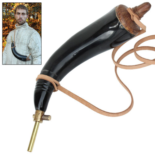 Muzzleloaders Best Friend Powder Horn with Valve