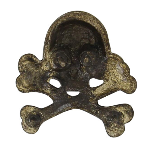 Brass Jolly Roger Pirate Hat Ornament