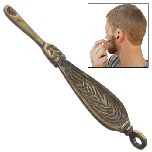 Medieval Viking Brass Ear Cleaner