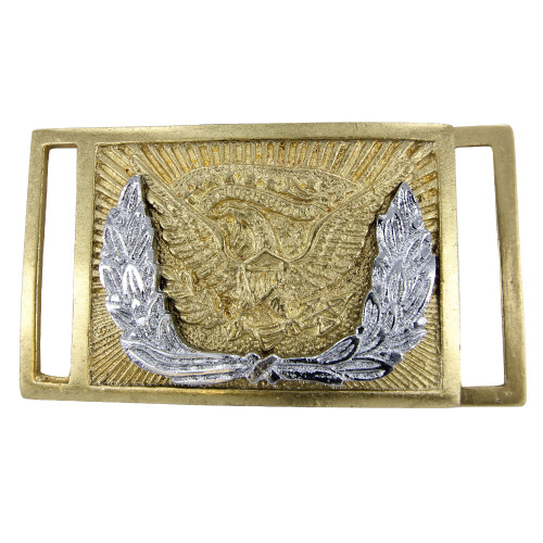 Union Officers' Civil War Brass Plate Belt Buckle Replica
