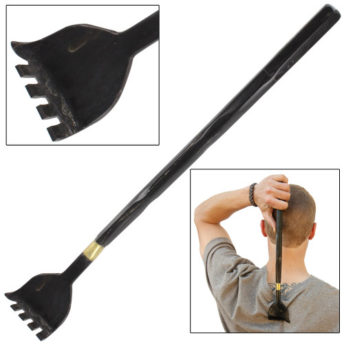 Elegant Buffalo Horn Back Scratcher