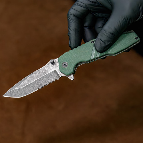 Industrial Warfare Tanto Spring Assist Knife