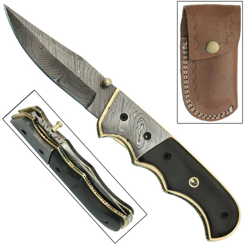 Great Plains Damascus Steel Hand Forged Knife