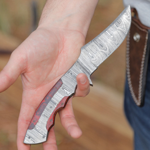 Yukon Timber Full Tang Damascus Knife