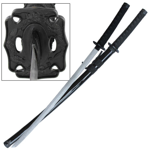 Gemini Dragons Japanese Samurai Katana