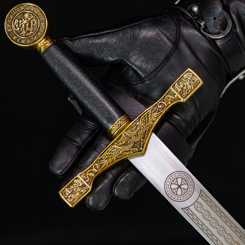 King Arthur Excalibur Replica Longsword Gold