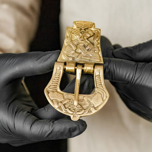 Viking Age Brass Medieval Buckle