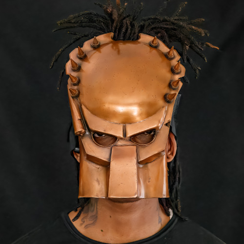 Fantasy Predator Warrior Copper Movie Battle Mask