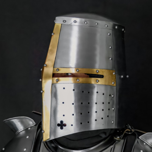 Great Helm Knights Templar Crusader Helmet