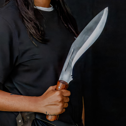 Congolian Jungle Hunting Kukri Hand Forged Machete