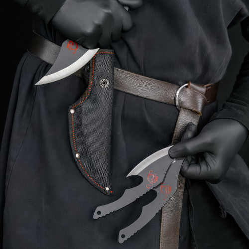 Nightrage Dragon Set of Throwing Axes