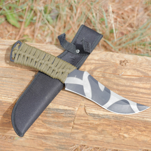 Urban Tiger Camo Full Tang Outdoor Knife