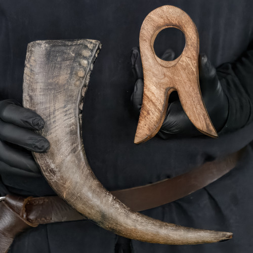 Medieval Renaissance Winter Solstice Viking Feast Drinking Horn