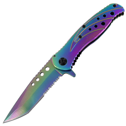 Spring Assisted Caribbean Sunset Pocket Knife