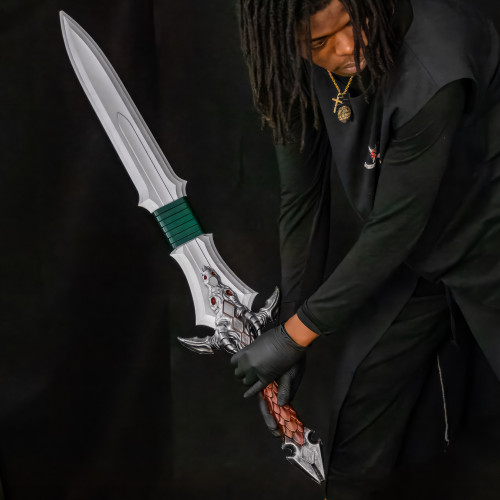 Great Storm Foam Sword of Royal Wind – Ram-Headed Fantasy Power