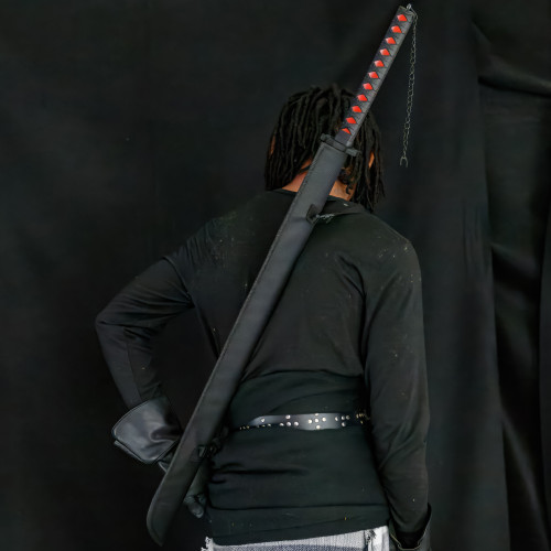 LARP Practice Katana Sword With shoulder strap For Cosplay