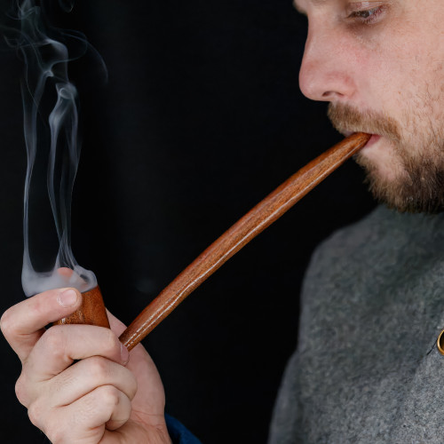 Handmade Searfarer Churchwarden Wooden Smoking Pipe