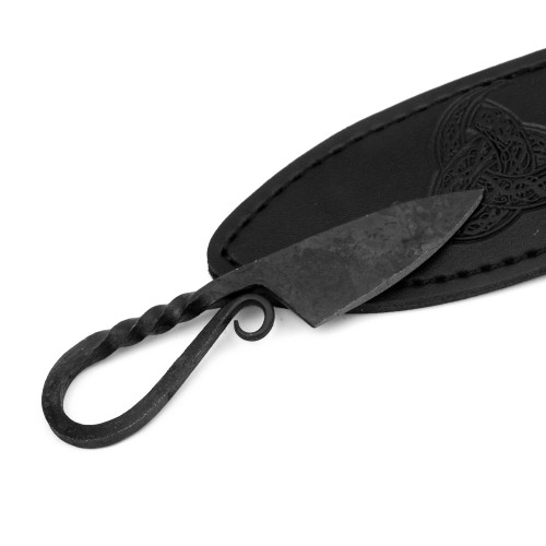 Twisted Sister Miniature Pocket Neck Knife Necklace | Black Sheath |