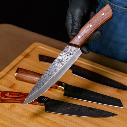 Kiss the Cook Carbon Steel Full Tang Kitchen Knife