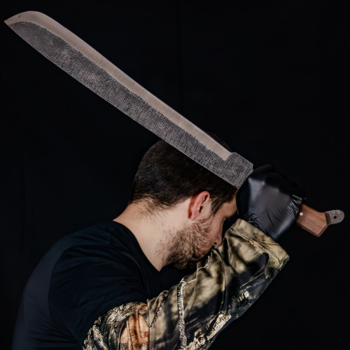 Voorhees Extra Long Carbon Steel Full Tang Outdoor Bush Machete