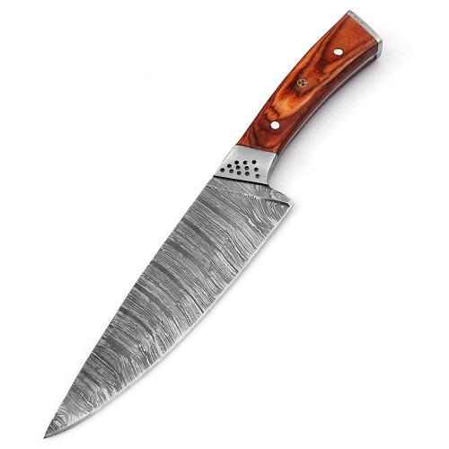 Damascus Steel Full Tang Drop Point Kitchen Chefs Knife