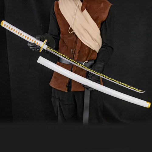 Agatsuma Zenitsu Collectible Demon Slayer Replica Yellow Nichirin Katana Sword