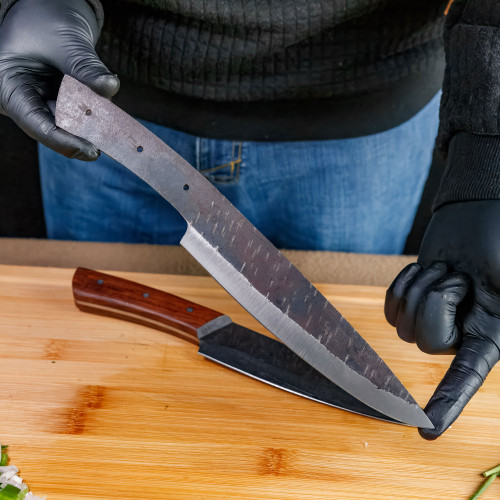 Complete Kitchen Full Tang DIY Chef’s Knife without Grips
