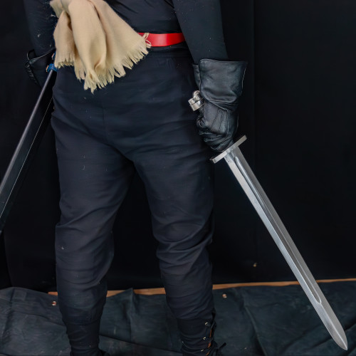 Clamor of Hooves Carbon Steel Medieval Sword