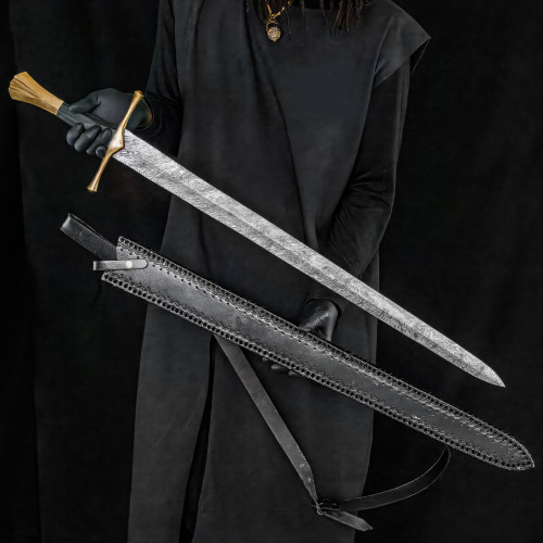 First Light Firestorm/ Twist Damascus Viking Templar Sword