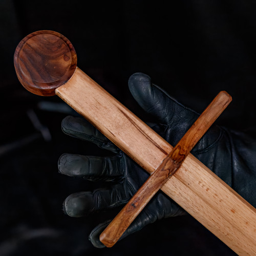 Medieval Replica Crusader Knight Steamed Beech Wood Sword