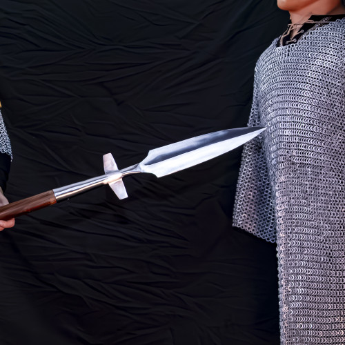 Deflect Option Hand-Forged Winged Spearhead – Functional Medieval Replica