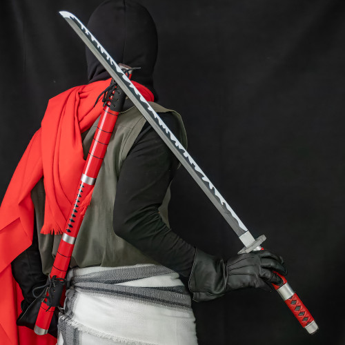 Zoro Roronoa Polyurethane Foam Replica Sandai Kitetsu Anime Katana Sword Cosplay Prop