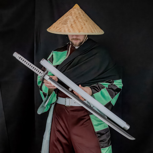 Roronoa Zoro Polyurethane Foam Wado Ichimonji Anime Sword Replica Prop Katana