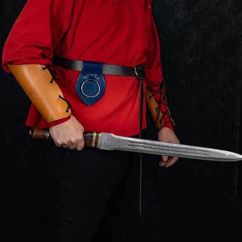 Genuine Leather Universal Axe Frog | Blue