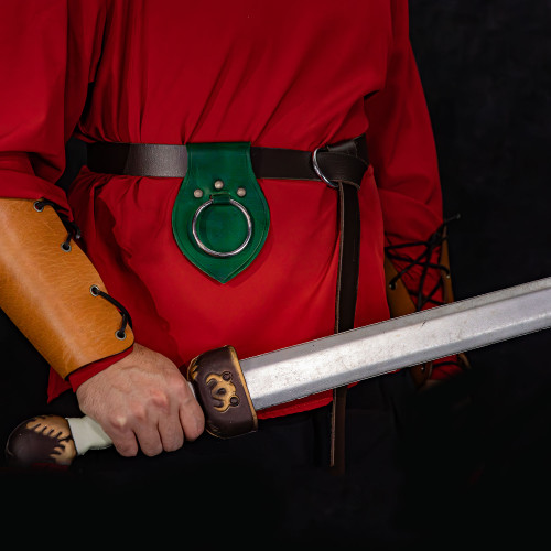 Genuine Leather Universal Axe Frog | Green