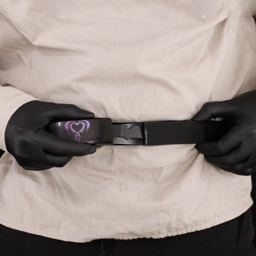 Dragon Love Tactical Full Tang Hidden Belt Knife with Serrated Blade