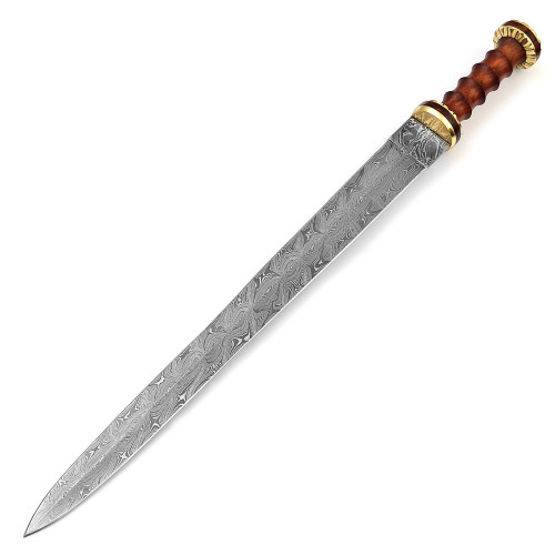 Roman Invasion Hand Forged Damascus Steel Roman Gladius Sword