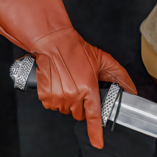 Viking 9th Century Sword with Tempered EN45 Steel Blade and Brass Guard