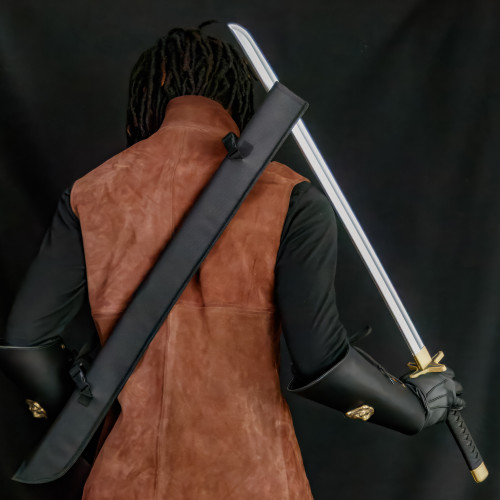 Hitsugaya Toshiro Hyorinmaru Anime Foam Katana with Back Strap Sheath